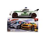 OBL844856 - 1: 18 electric universal hornet 3d light music police car