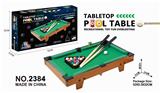 OBL844957 - WOODEN BILLIARD TABLE WITH FEET