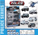 OBL845686 - ALLOY TAXI POLICE CAR.