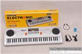 OBL846122 - 61-KEY ELECTRONIC PIANO WITH MICROPHONE/AUDIO LINE/USB CABLE/MP3.