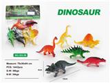 OBL847647 - 6只5.5寸实心恐龙
