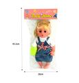 OBL847792 - 14 INCH GLUE HEAD / BLOW BOTTLE BODY LIVE EYE DOLL
