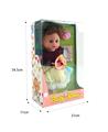 OBL847821 - 14 INCH GLUE HEAD / BLOW BOTTLE BODY LIVE EYE DOLL SET