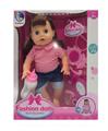OBL848069 - 12 INCH LIVE EYE 12 SOUND IC DRINKING URINE DOLL WITH BOTTLE 4 JEWELRY