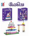 OBL849256 - 益智女孩城堡积木公主城堡喷泉配凉亭（115PCS）（可4款混装）