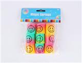 OBL849629 - 9 RAINBOW CIRCLES WITH SMILING FACES