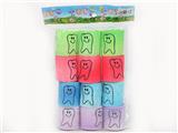 OBL849684 - 4 COLOR GRADIENT PRINT TEETH RAINBOW RING