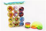 OBL849708 - 12 DOUBLE-COVERED RAINBOW RINGS