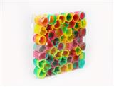 OBL849724 - 50 SPECIAL-SHAPED GOLD POWDER RAINBOW RINGS