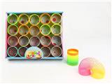 OBL849725 - 20 ROUND RAINBOW RINGS