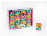 OBL849733 - 12 SNOWFLAKE RAINBOW RINGS