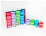 OBL849738 - 12 4-COLOR GRADIENT RAINBOW RINGS