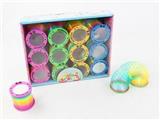 OBL849743 - 12 3D LIGHT RAINBOW RINGS