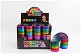 OBL849748 - 12 FLASH PIECES LASER RAINBOW RINGS