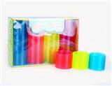 OBL849757 - 12 TRANSPARENT RAINBOW CIRCLES