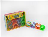 OBL849777 - BIG ODD-SHAPED MASH-UP RAINBOW CIRCLE