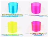 OBL849797 - 2ND 4 COLOR TRANSPARENT RAINBOW CIRCLE