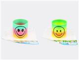 OBL849804 - NUMBER 3 SMILEY RAINBOW CIRCLE