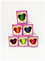 OBL849968 - 4 TRANSPARENT RAINBOW CIRCLE