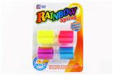OBL850012 - 4 SUCK TRANSPARENT RAINBOW RINGS