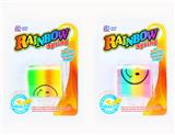 OBL850015 - NUMBER 3 SMILEY FACE SUCKER RAINBOW CIRCLE