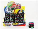 OBL850036 - 12 PRINTED SHELL RAINBOW RINGS