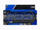 OBL850517 - ALLOY POLICE CAR FLAT SET