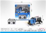 OBL851379 - 1：64四通2.4G遥控油罐运输车（美式）
