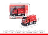 OBL851458 - 1: 64 RETURN EUROPEAN LIFT FIRE TRUCK