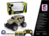 OBL852423 - 1: 24 CAMOUFLAGE HUMMER JEEP CROSS COUNTRY REMOTE CONTROL VEHICLE (POWER PACKAGE)