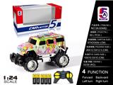 OBL852459 - 1: 24 WATER TRANSFER PRINTING HUMMER JEEP CROSS COUNTRY REMOTE CONTROL VEHICLE (POWER PACKAGE)