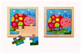 OBL852576 - JIGSAW. BEETLE (9-GRID HIGH-GRADE PURE WOOD)