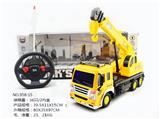 OBL852632 - 四通遥控带灯光方向盘工程吊车