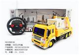 OBL852633 - 四通遥控带灯光方向盘工程煤矿车