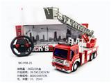 OBL852638 - 四通遥控带灯光方向盘消防云梯车