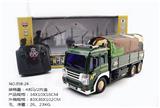 OBL852641 - 四通遥控带灯光军事布车