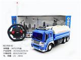 OBL852659 - 四通遥控带灯光方向盘清障洒水车