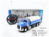 OBL852706 - 四通遥控带灯光方向盘清障洒水车