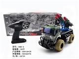 OBL852722 - 2.4G四通遥控导弹车3炮