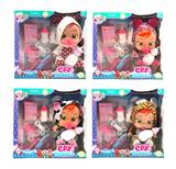 OBL853493 - 14 INCH GLUE CRYING DOLL