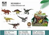 OBL853683 - 6只12寸发声恐龙套装