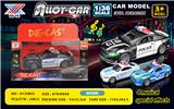 OBL854024 - 1:36 LIGHT MUSIC ALLOY RETURN POLICE CAR (1 PACK)