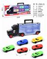OBL854716 - HAND-HELD GIFT BOX CONTAINER TAXIING TOW TRUCK WITH 6 TAXI SPORTS CARS