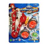 OBL854760 - SOLID COLOR GUYED GYROSCOPE (DOUBLE GYROSCOPE)
