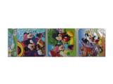OBL855456 - THREE PIECE VILLAGE COLOR PRINTING CARTOON PATTERN MOSAIC