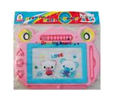OBL855461 - CARTOON FROG WITH MAGNETIC WRITING BOARD WITH PEN
