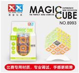 OBL855763 - 三阶白色方格计时器魔方