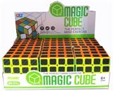 OBL855793 - FOURTH-ORDER BLACK STICKER RUBIKS CUBE