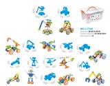 OBL856224 - DISASSEMBLY AND ASSEMBLY OF BUILDING BLOCKS (167PCS)