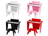 OBL856324 - 37 KEY ELECTRIC PIANO (BLACK, WHITE, PINK, RED)